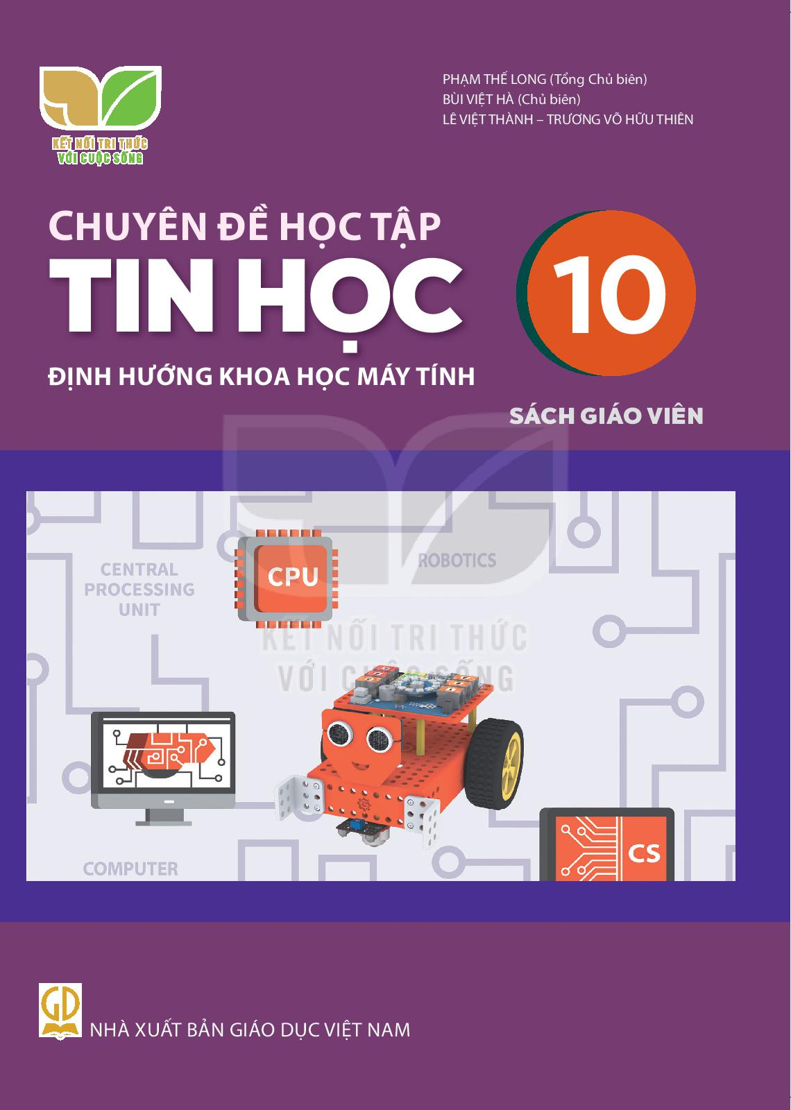 Download SGV Tin học 10 &#8211; Khoa học máy tính - Kết Nối Tri Thức