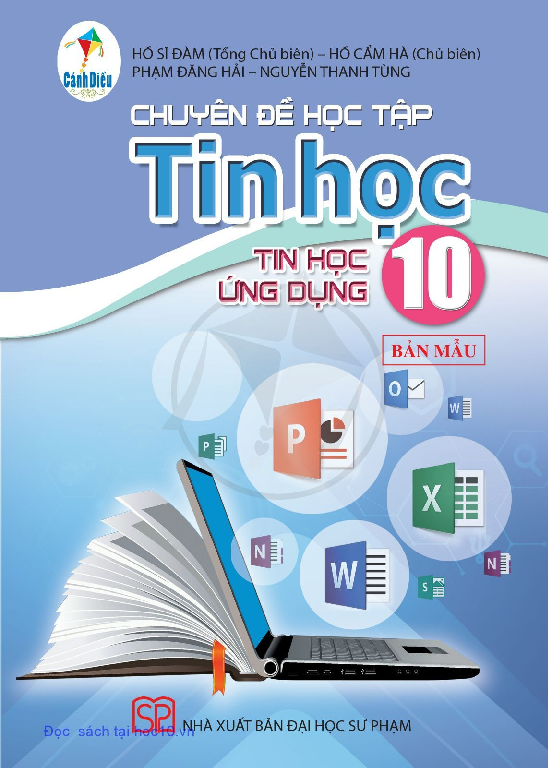 Download Chuyên đề Tin học 10 &#8211; Tin học ứng dụng - Cánh Diều