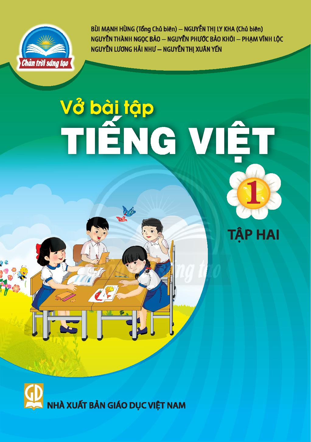 Download SBT Tiếng Việt 1 Tập 2 - Trân trời sáng tạo