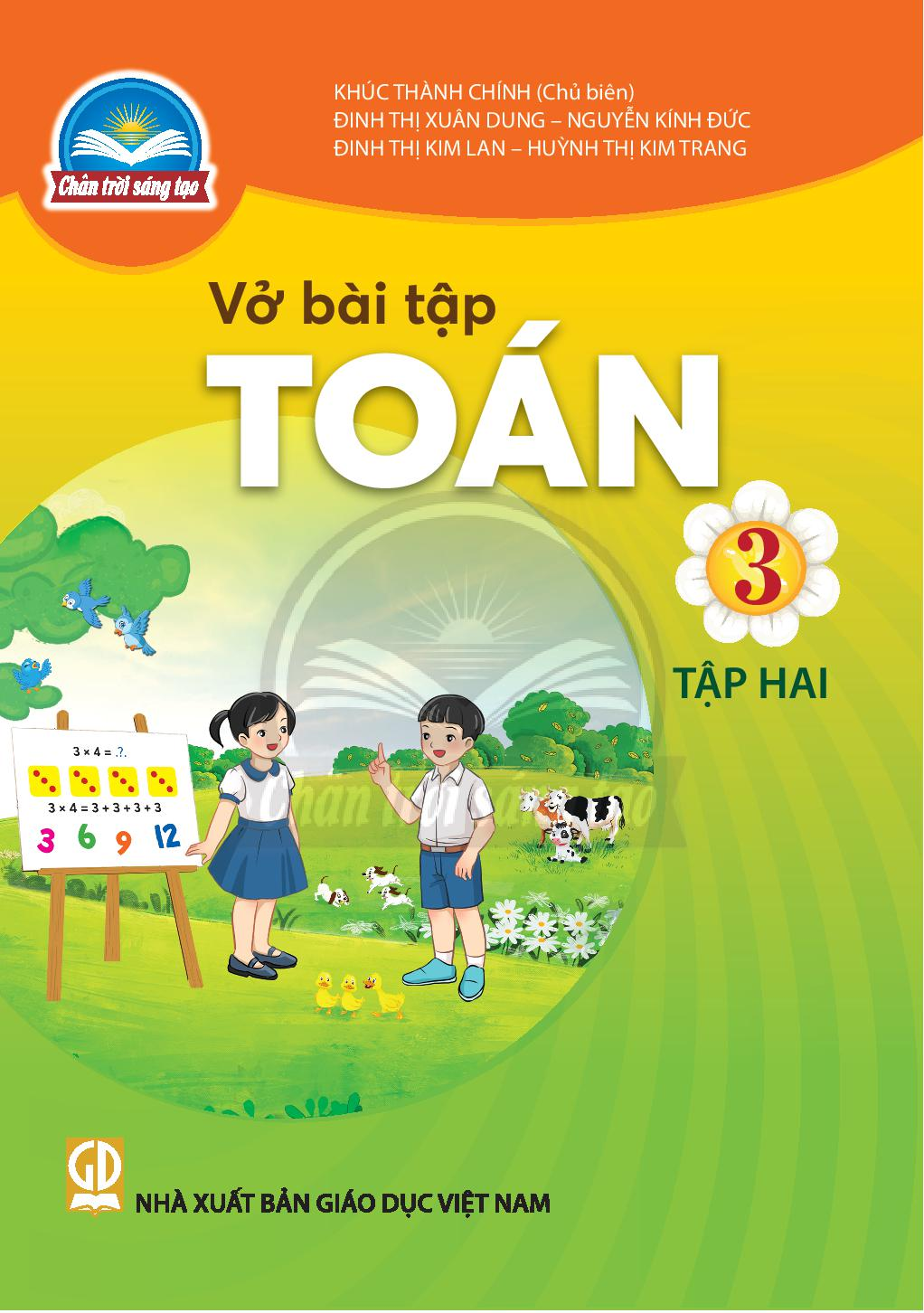 Download SBT Toán 3 Tập 2 - Trân trời sáng tạo