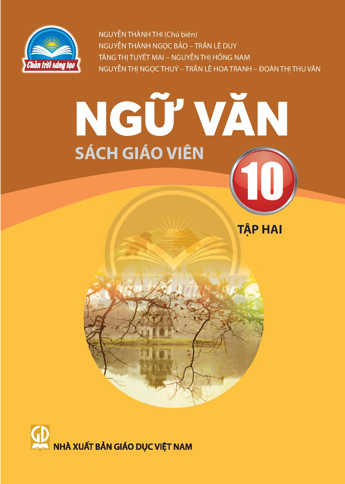 Download SGV Ngữ văn 10 Tập 2 - Trân trời sáng tạo